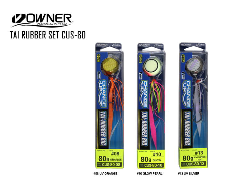 Cultriva Change Up Tai Rubber Set CUS-80 ( Weight: 80gr, Color: #13 UV Silver)